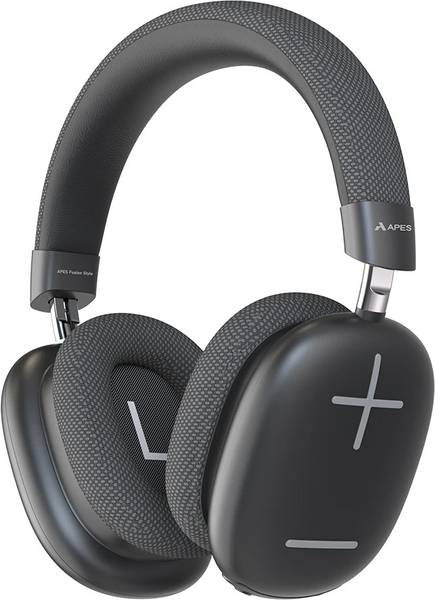 APES Fusion Style Wireless Headphone,45mm Dynamic Drivers,50Hrs Playtime,Fast Charge Bluetooth