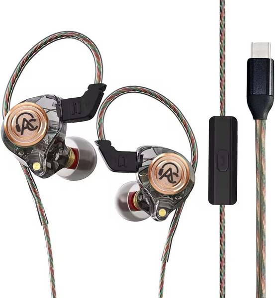 Concept Kart AUDIOCULAR-BR Pro In-Ear Monitor Earphone with Mic, 10mm Dynamic Driver Wired