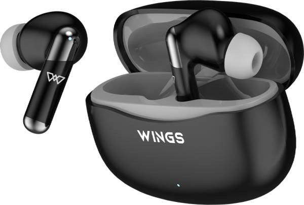Wings Flobuds 335 Made In India, Smart ENC High Fidelity 13mm Drivers Low Latency 40ms Bluetooth Headset
