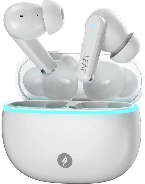 Leaf Buds X121 True Wireless, AI SOUND App,30H Playtime, Fast Charge,10mm Driver Bluetooth