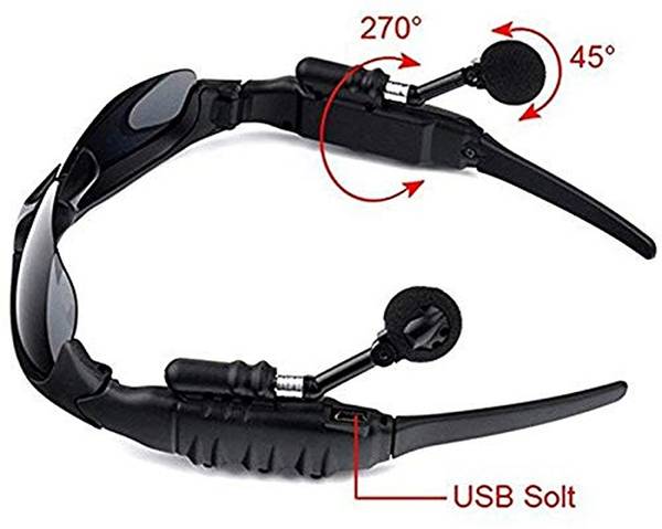 Clairbell TIU_456R_Sunglass Earbuds Bluetooth Headset Bluetooth