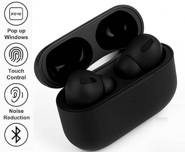 GWALBROS New Airpods Pro Black TWS Bluetooth Earbuds, True Wireless Headphone F05 Bluetooth