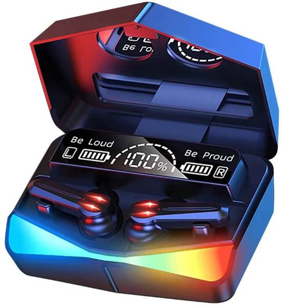 TecSox Max 28 On Ear TWS Black colorful led lights Bluetooth