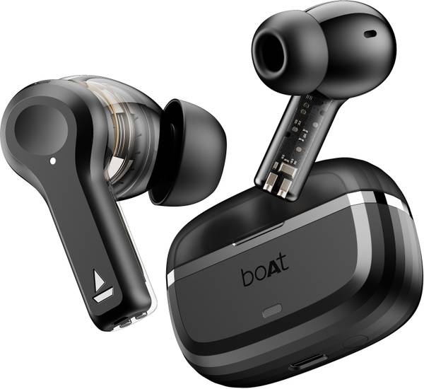 boAt Nirvana Space w/ 360 Spatial Audio, ANC(~32dB), 100HRS Battery & Dual Pairing Bluetooth