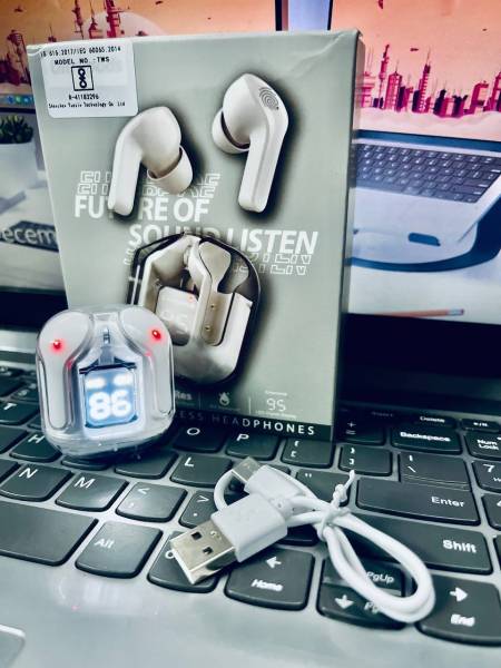 BSVR New Superab Design UltraPods Buds With Charging Case 650 Bluetooth Headset