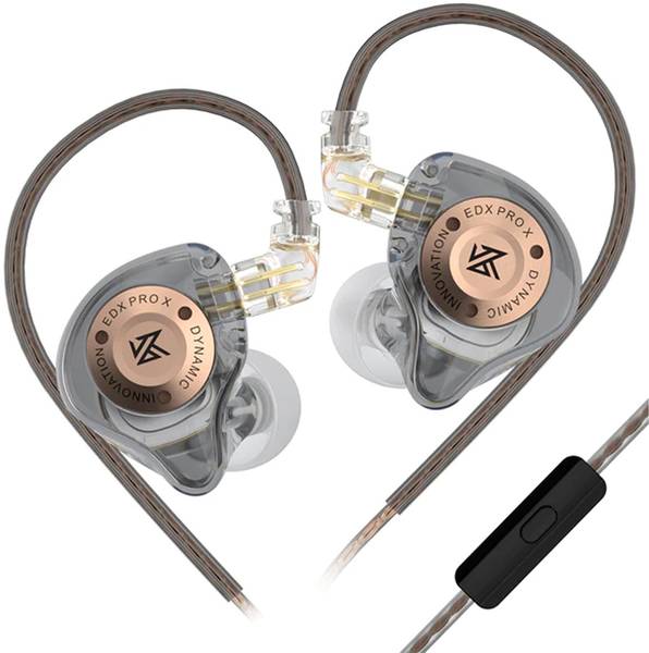 KZ EDX Pro X In Ear Monitor Wired Earphone with Mic |3.5mm Jack |Dynamic Driver IEM Wired Headset