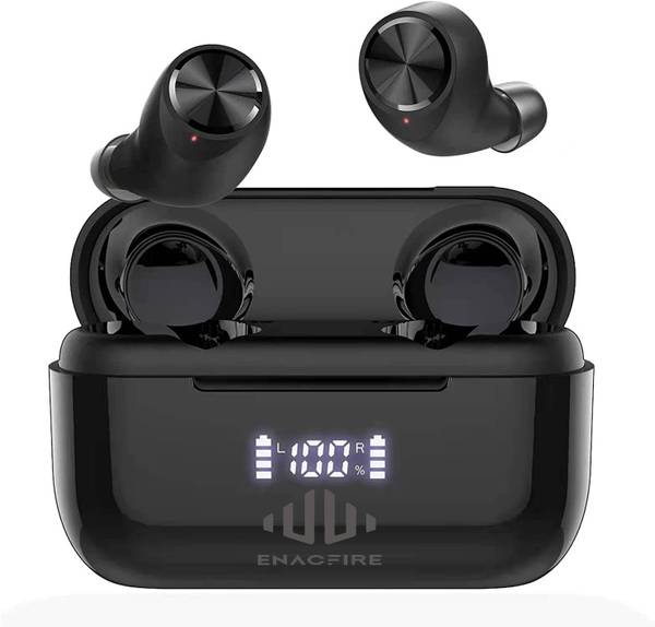 Enacfire TWS E75 HEADPHONES BLUETOOTH EARBUDS Earphone with Mic Headphone Bluetooth Bluetooth Headset