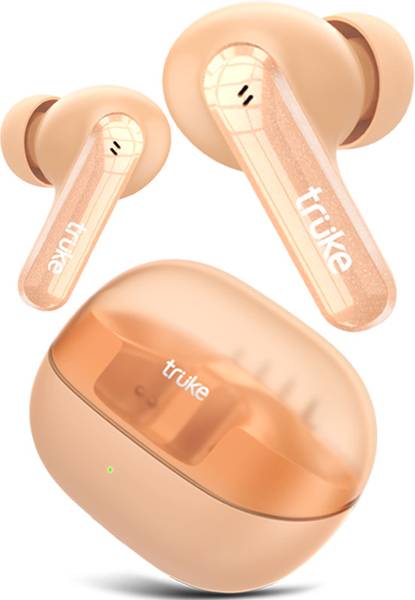 truke Buds Echo 24-Bit 360 Spatial Audio, 13mm Titanium Driver, 70H Playtime, 4Mic ENC Bluetooth