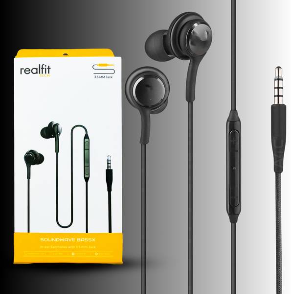 REALFIT RF Soundwave Bassx-3.5mm (RHF-620 Earphone) Wired