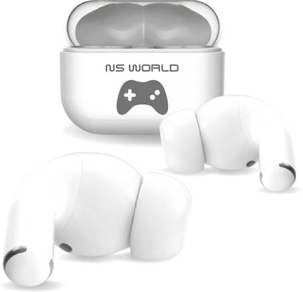 NS WORLD Maverix TWS Earbuds, 15H Playtime,IPX5,Bluetooth v5.1,Voice Assistant Bluetooth Headset