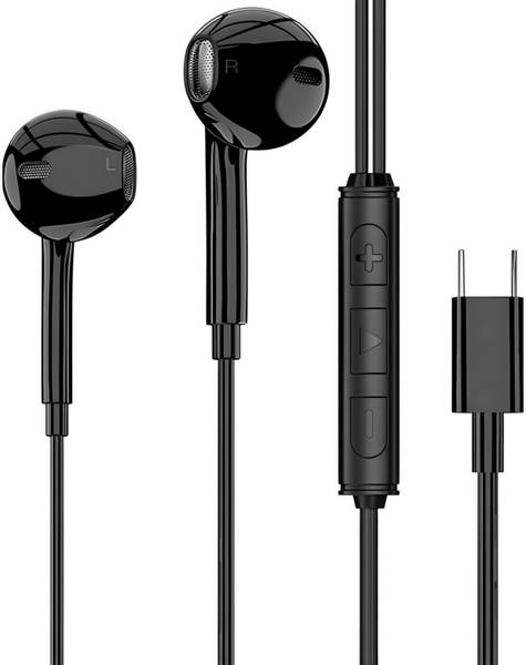 Bxeno Type C Wired Earphones with Mic For VI-V0 S18/Y56/Y36/Y93/Y21/Y20i/X90 Pro Wired