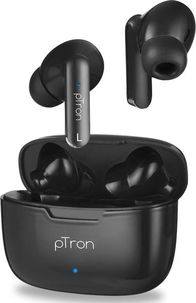 PTron Basspods P81 TWS Earbuds, 32H Playtime, Deep Bass, Stereo Calls, BT5.1, Type-C Bluetooth Headset