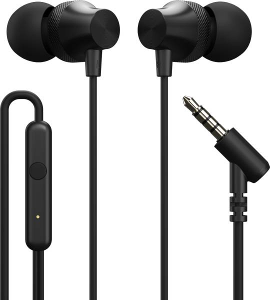 Portronics Conch Beat A in Ear Wired Earphones with Mic,3.5mm Audio Jack,Anti Tangle Wire Wired Headset