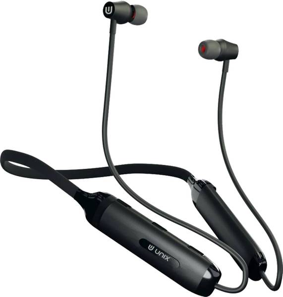 Unix Spencer Wireless Neckband with FastCharge,48Hrs playtime, Earphones with mic Bluetooth