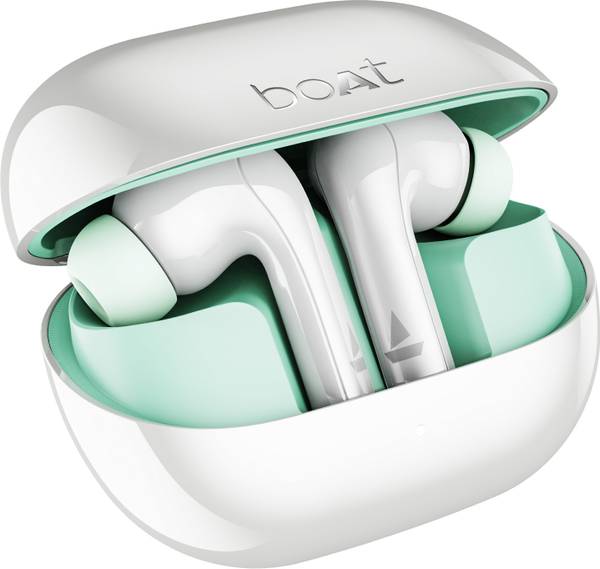 boAt Airdopes 155 w/ 40 hrs Playtime,In-Ear Detection,Quad Mics ENx Tech,ASAP Charge Bluetooth Headset