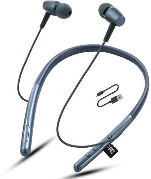 Qeikim NEWEST Wireless Headphone Rocket Sound Blue tooth 5.0 Neckband Bluetooth Headset