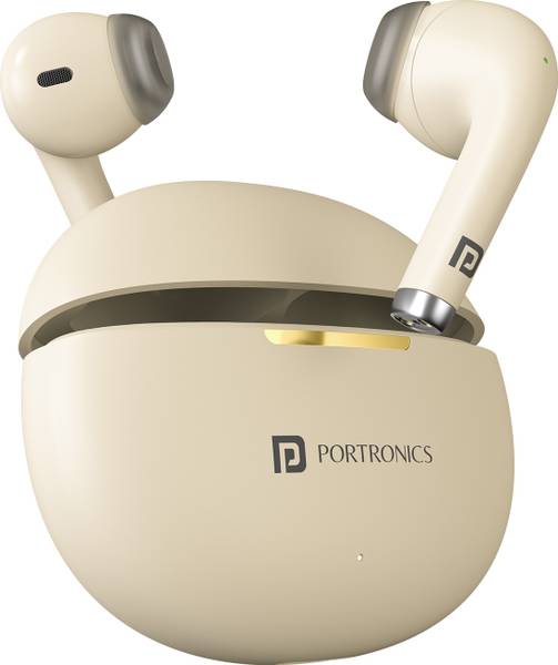 Portronics Ear TWS Wireless Earbuds With 30Hour Playtime,Unique Earbud Design Bluetooth