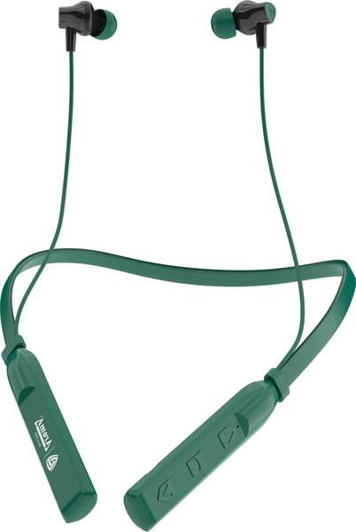 Aroma NB119 Genius Upto 60 Hours Playtime* Dual Pairing Fast Charging Neckband Bluetooth