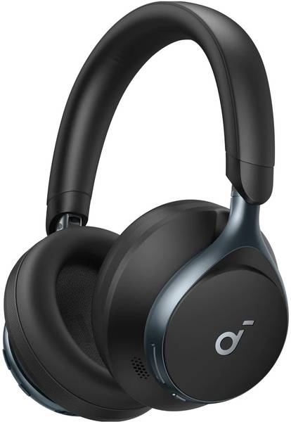 soundcore by Anker Space One Hi-Res wireless, LDAC, Active noise cancellation, 40 Hrs, 40mm drivers Bluetooth Headset