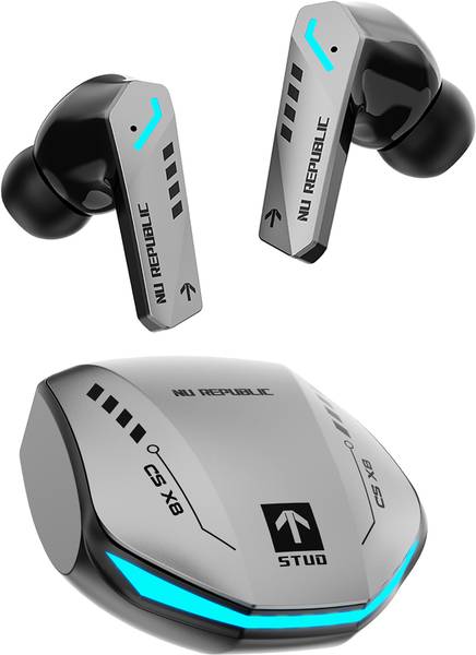 Nu Republic Cyberstud X8 TWS Earbud with 56hr Playtime, ENC Quad Mics & XBassTechnology Bluetooth