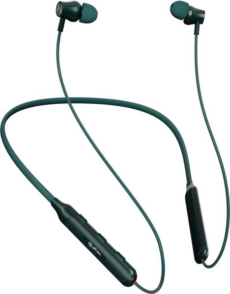 PTron Bassstrings Neo with 34hrs Playtime,Clear Calls,14mm Drivers,Dual-device Pairing Bluetooth