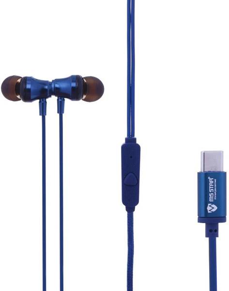 ms star Speak with Connector Dynamic Drivers, Rich Bass Type -C Jack lnline Control Wired