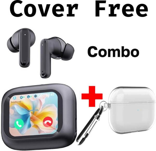 TOUCH 18 Combo Touch Screen Bluetooth Display Earbuds TWS Cancelling Cover free Bluetooth