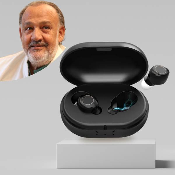 Aika AG-7902 Finger Touch Wireless Hearing Aid Sound Enhancement Machine for Both Ear for up to 60% Hearing Loss Old Age People In The Ear Hearing Aid