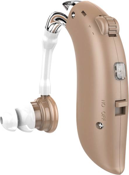 Fastwell F40 Premium Rechargeable Hearing Aid famous Sound Behind The Ear (BEIGE) bte Hearing Aid