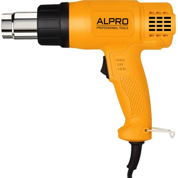 ALPRO HG1800: 220V Heat Gun with Temp Control (350C|550C), Heavy-Duty 1800 W Heat Gun
