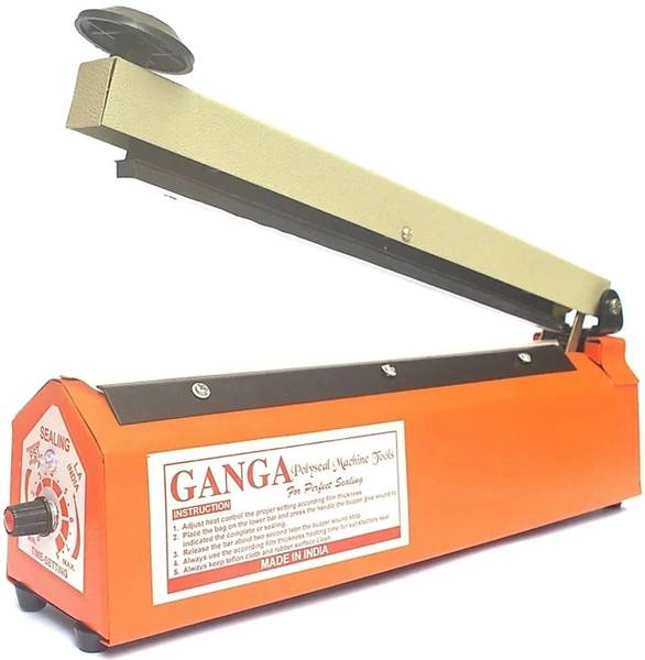 GANGA 12 Inch Impulse Sealer, Poly Sealing Machine , Pouch Sealer Table Top Heat Sealer