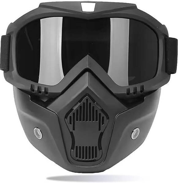 JAYLOO Motorcycle Glasses Dirt Protect Detachable Helmet Sunglasses Riding(Pack of 1) Helmet Mount