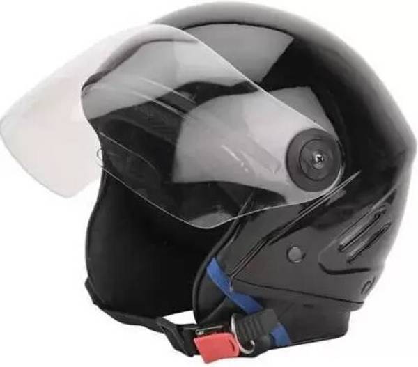Ziddi Ziddi_Bt Open Face Helmet ISI Mark 100% ABS Unbreakable Motorsports Helmet