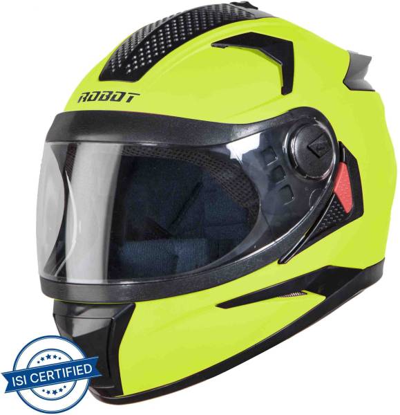 Steelbird SBH-17 Robot Fluo Motorbike Helmet