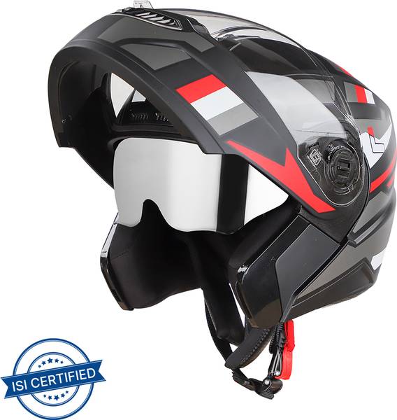 Steelbird SBA-7 Beyond Limit ISI Certified Flip-Up Helmet for Men with Inner Sun Shield Motorbike Helmet