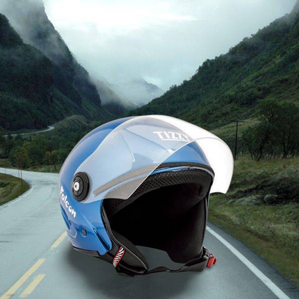 TIZZY Half Face ISI Marked High Material for Men & Women & Boy & Girl Scooty Motorbike Helmet