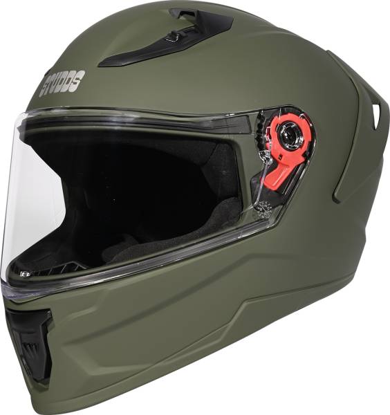 STUDDS Raider Super ISI Certified Full Face Helmet with Spoiler and Clear Visior Motorbike Helmet