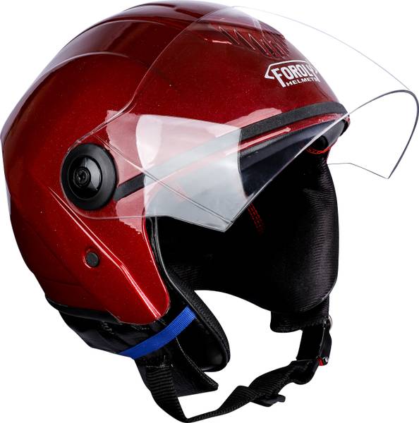 Agx Foroly GT Track ABS Material with polycarbonate Visor Motorbike Helmet