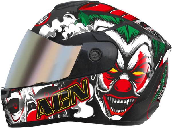 AutoGREEN MONSTER CLOWN HELMET Motorsports Helmet