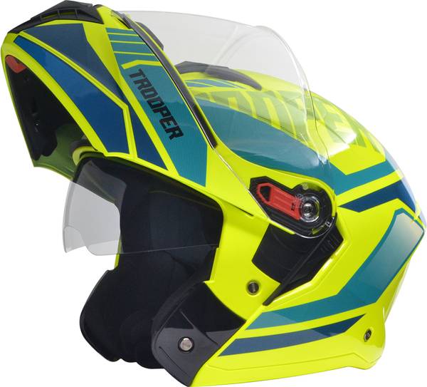 STUDDS Trooper D1 Flip-up Full Face with Dual Visor Motorbike Helmet