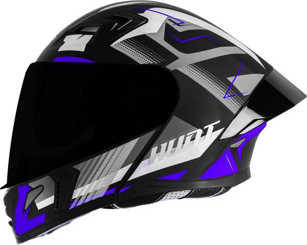 Steelbird SBA-20 Hunt ISI Certified Flip-Up Graphic Helmet for Men and Women Motorbike Helmet