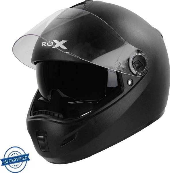 Steelbird SBH-34 Rox ISS ISI Certified Full Face Black 580 MM Motorsports Helmet