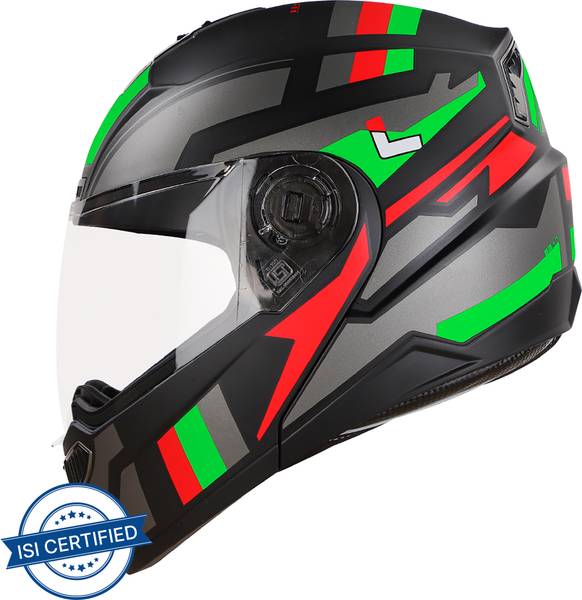 Steelbird SBA-7 Beyond Limit ISI Certified Flip-Up Helmet for Men and Women Motorbike Helmet