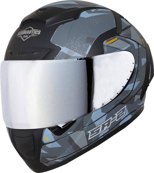 Steelbird SA-2 Escape ISI Certified Full Face Graphic Helmet Motorbike Helmet