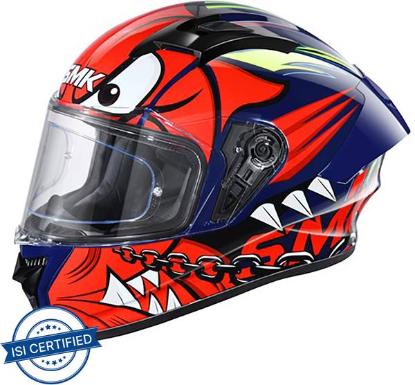 SMK Stellar Monster Motorbike Helmet