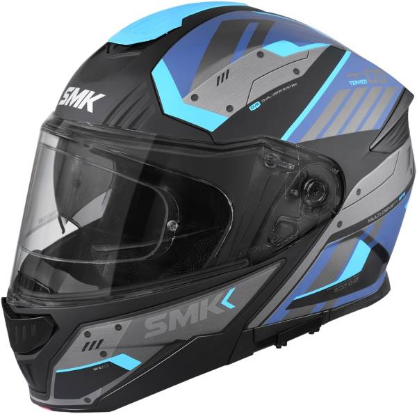 SMK Gullwing Tekker with Dual Visor MA-265 S Motorbike Helmet
