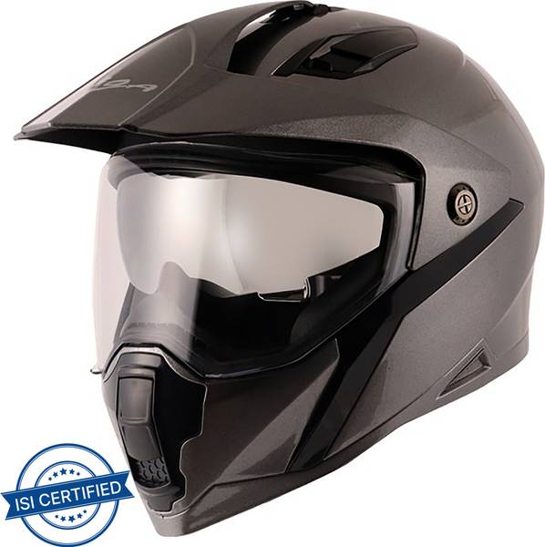 Steelbird SBH17 Rabbit ISI Certified Full Face Graphic Helmet with Clear Visor Motorbike Helmet