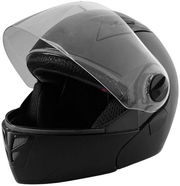 BOTAUTO Face Helmet ISI Certified Motorsports Motorbike Helmet (Black