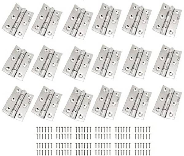 Volo Premium Butt Hinges 4"x12 Gauge/2.5mm Thick(Stainless Steel)(Satin Silver)18 pcs Butt/Mortise Hinge