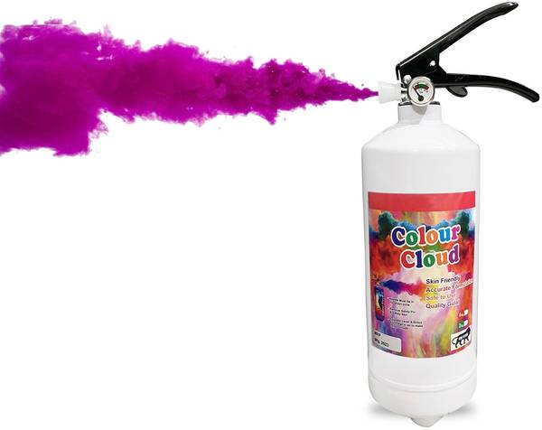 FOBHIYA Color Cloud Holi Gadget Herbal Gulal Spray Cylinder, Non-Toxic & Skin Friendly Holi Color Powder Pack of 1